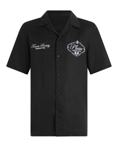 Linen Bowling Shirt Tennis Club