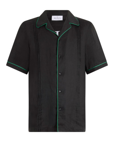 Linen Bowling Shirt Plein Tennis