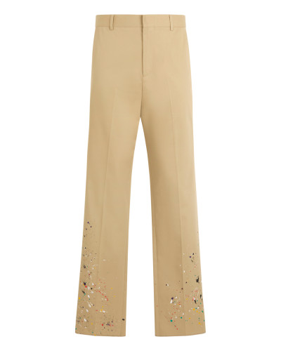 Loose Fit Trousers Painted Painted