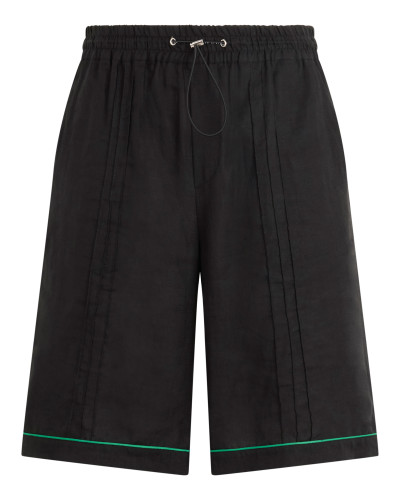 Linen Drawstring Shorts Plein Tennis