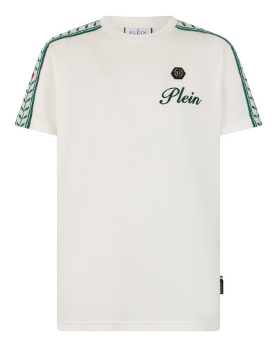 Piquet Round Neck T-Shirt Plein Tennis
