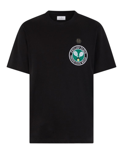 Round Neck T-Shirt Patch Tennis