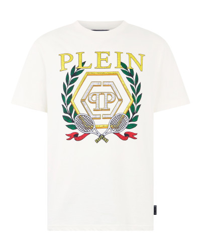 Round Neck T-Shirt Tennis Crest