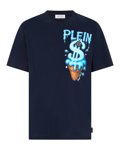 Round Neck T-Shirt Ice Cream Dollar