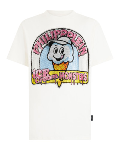 Round Neck T-Shirt Ice Cream Monsters