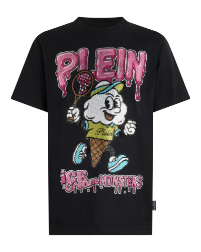 Round Neck T-Shirt Tennis Ice Cream