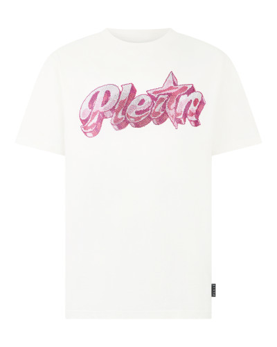 Round Neck T-Shirt Gummy Plein Stones