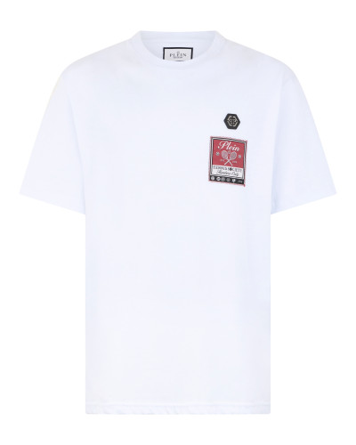 Round Neck T-Shirt Tennis Society Label
