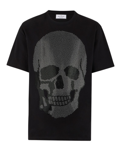 Round Neck T-Shirt Skull Stones