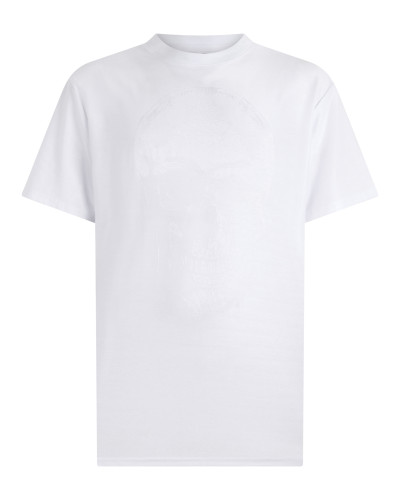 Round Neck T-Shirt Jacquard Skull