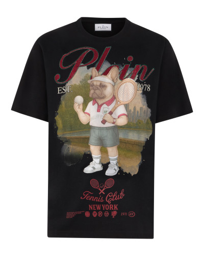 Round Neck T-Shirt Bulldog Tennis Club