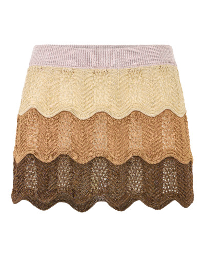 Mini Skirt Color Wave