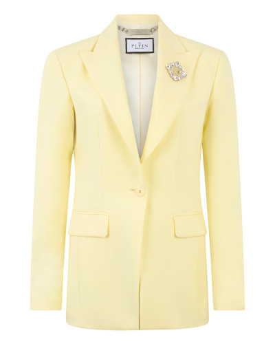 Wool Fitted Single-Breasted Blazer Wool Fitted Single-Breasted Blazer