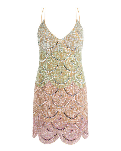 Mini Dress Multicolor Waves