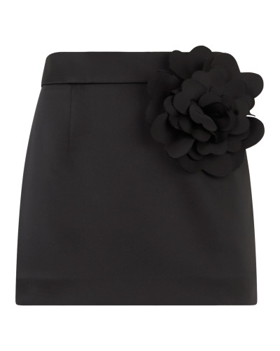 Satin Mini Skirt Rose Satin Mini Skirt Rose