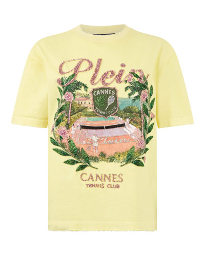 Washed Man Fit T-Shirt Cannes Tennis Club