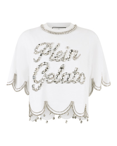 Cropped T-Shirt Crystal Waves