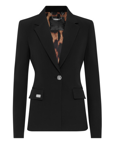 Cady Blazer long-sleeved Skull strass