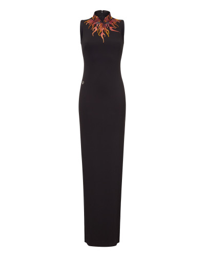 Embroidered Long Dress 