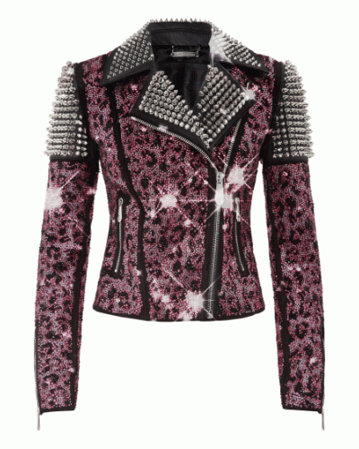 Leather Biker Pink paradise