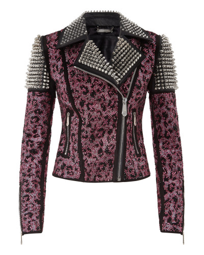 Leather Biker Pink paradise