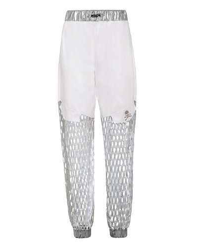 Nylon Jogging Trousers Metal Sport