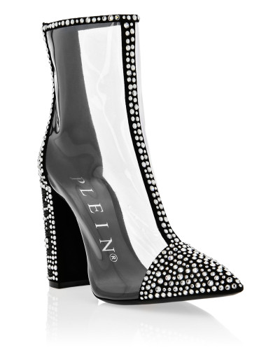 Boots High Heels Mid Crystal