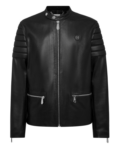 Leather Moto Jacket Dobermann