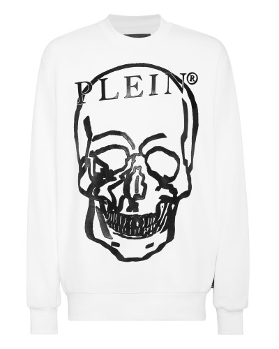 Sweatshirt LS Skull and Plein