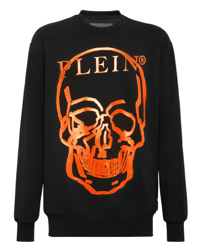Sweatshirt LS Skull and Plein