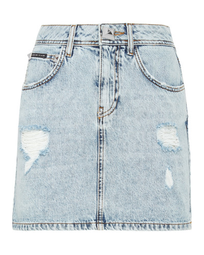 Denim Mini Skirt