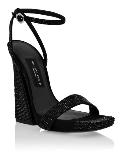 Ankle Strap Suede Sandals