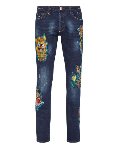 Denim Trousers Super Straight Cut Hawaii