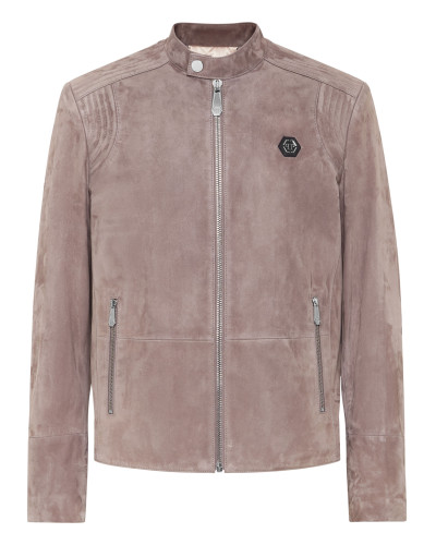 Suede Padded Jacket