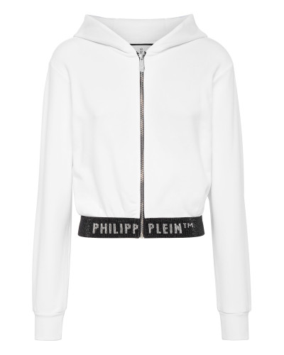 Cropped Hoodie Sweatjacket Stones