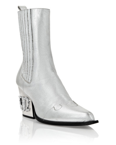 Boots Mid Flat Gothic Plein