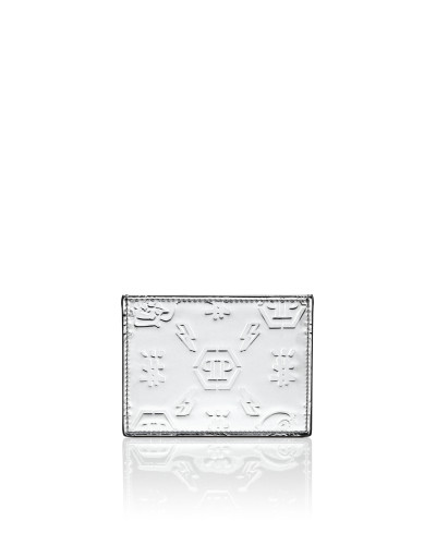 Mirror Leather Cards Holder Monogram