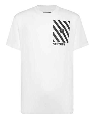 T-shirt Round Neck SS Rainbow Stripes