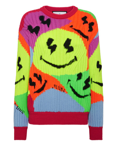 Cotton Blend Roundneck Smile