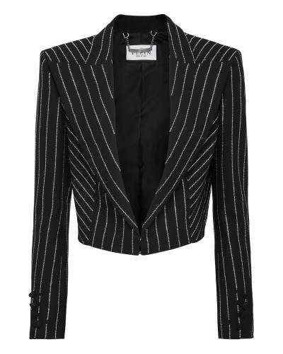 Cady Bolero Crystal Pinstripe