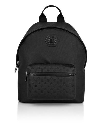 Backpack Saffiano Leather Monogram