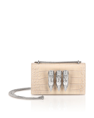 Croco Embossed Clutch Eagle
