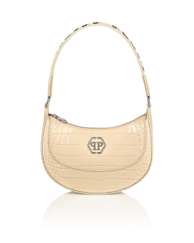 Croco Embossed Handle Bag GALAXY