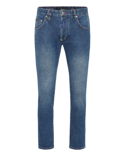 Denim Skinny Fit Trousers Hexagon