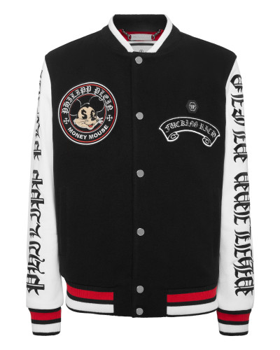 College Bomber Jacket LS Money Mouse