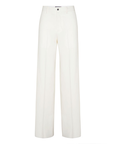 Wool Wide Leg Trousers