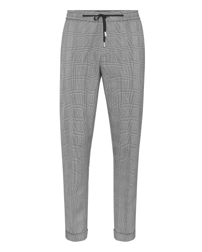 Checkered Jogging Trousers