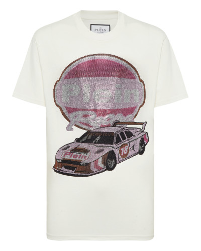 Jersey T-shirt Round Neck SS Strass Cars Racing