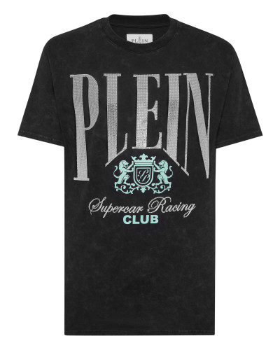 Jersey T-shirt Round Neck SS Strass Cars Racing