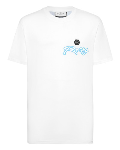 T-shirt Round Neck SS Stripes Hexagon